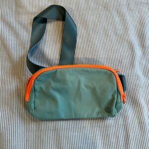 Rare Lululemon Belt Bag In Blue and Orange
